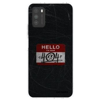 Picasee silikonska prozirna maskica za Xiaomi Poco M3 - HELLO 404
