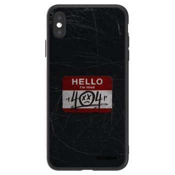 Picasee ULTIMATE CASE za Apple iPhone XS Max - HELLO 404