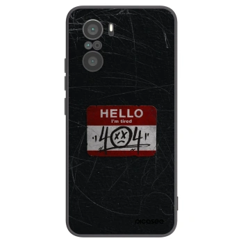 Picasee crna silikonska maskica za Xiaomi Poco F3 - HELLO 404
