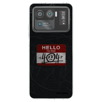 Picasee silikonska prozirna maskica za Xiaomi Mi 11 Ultra - HELLO 404