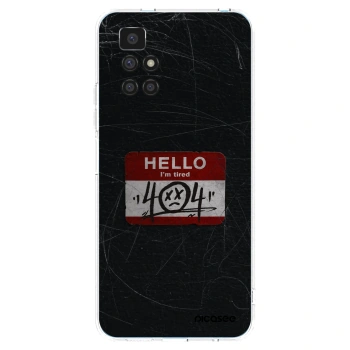 Picasee silikonska prozirna maskica za Xiaomi Redmi 10 - HELLO 404