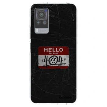 Picasee silikonska prozirna maskica za Vivo X60 Pro 5G - HELLO 404