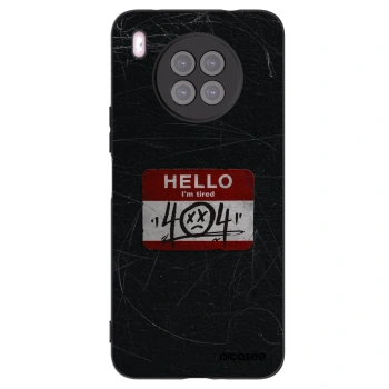 Picasee crna silikonska maskica za Huawei Nova 8i - HELLO 404