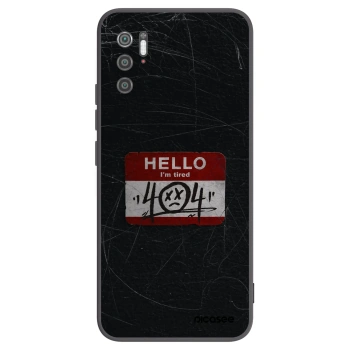 Picasee crna silikonska maskica za Xiaomi Poco M3 Pro 5G - HELLO 404