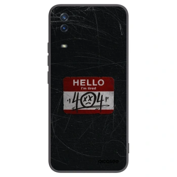 Picasee crna silikonska maskica za Vivo Y11s - HELLO 404
