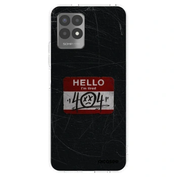 Picasee silikonska prozirna maskica za Realme 8i - HELLO 404