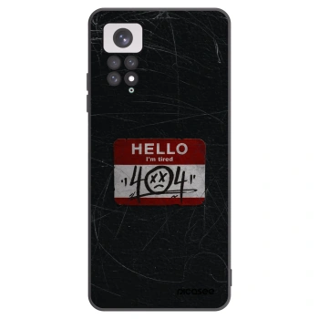 Picasee crna silikonska maskica za Xiaomi Redmi Note 11 - HELLO 404