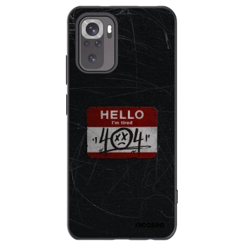 Picasee crna silikonska maskica za Xiaomi Redmi Note 11S 4G - HELLO 404