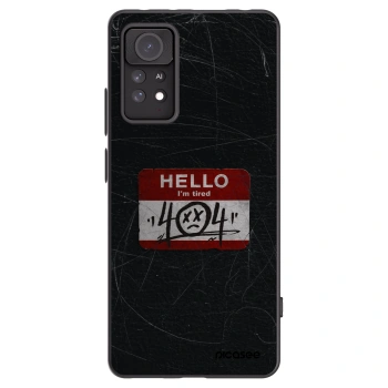 Picasee crna silikonska maskica za Xiaomi Redmi Note 11 Pro 5G - HELLO 404
