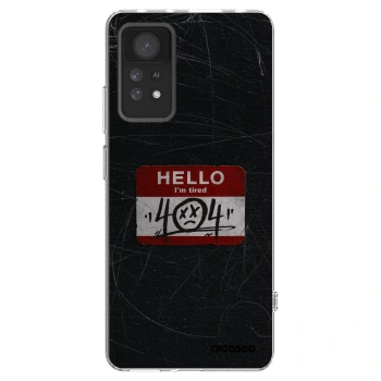 Picasee silikonska prozirna maskica za Xiaomi Redmi Note 11 Pro 5G - HELLO 404