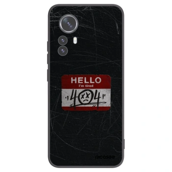 Picasee crna silikonska maskica za Xiaomi 12 Pro - HELLO 404