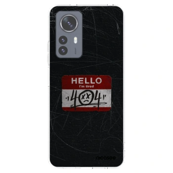 Picasee silikonska prozirna maskica za Xiaomi 12 Pro - HELLO 404
