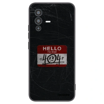 Picasee crna silikonska maskica za Vivo V23 5G - HELLO 404