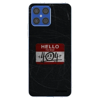 Picasee silikonska prozirna maskica za Honor X8 4G - HELLO 404