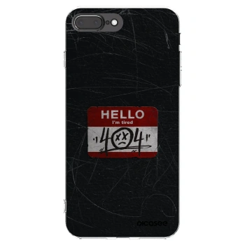 Picasee silikonska prozirna maskica za Apple iPhone 8 Plus - HELLO 404