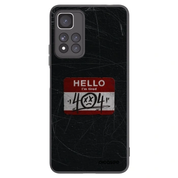 Picasee crna silikonska maskica za Xiaomi Redmi Note 11 Pro+ 5G - HELLO 404