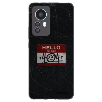 Picasee crna silikonska maskica za Xiaomi 12T - HELLO 404