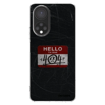 Picasee silikonska prozirna maskica za Honor X7 - HELLO 404