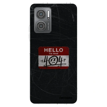 Picasee silikonska prozirna maskica za Xiaomi Redmi 10 5G - HELLO 404