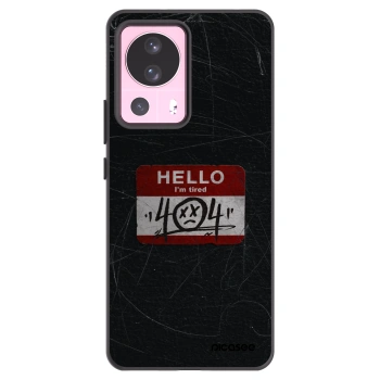 Picasee crna silikonska maskica za Xiaomi 13 Lite - HELLO 404