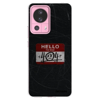 Picasee silikonska prozirna maskica za Xiaomi 13 Lite - HELLO 404