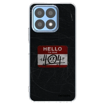 Picasee silikonska prozirna maskica za Honor X8a - HELLO 404