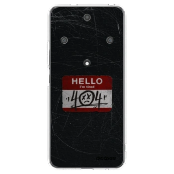 Picasee silikonska prozirna maskica za Honor Magic5 Lite 5G - HELLO 404