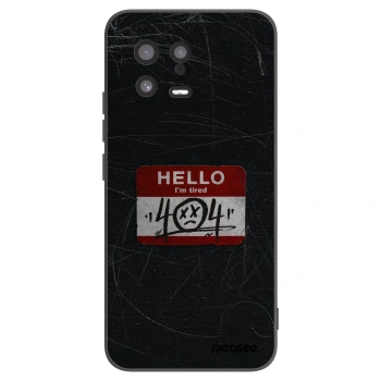 Picasee crna silikonska maskica za Xiaomi 13 - HELLO 404