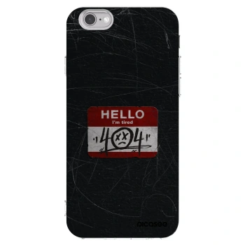 Picasee silikonska prozirna maskica za Apple iPhone 6/6S - HELLO 404