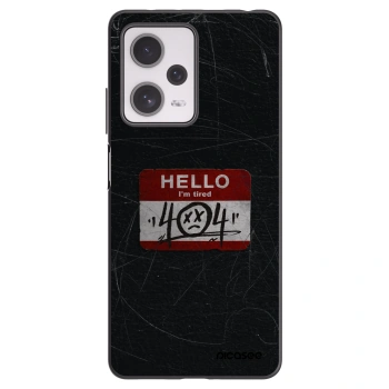 Picasee crna silikonska maskica za Xiaomi Redmi Note 12 Pro+ 5G - HELLO 404