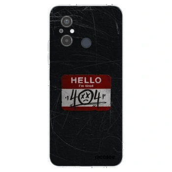 Picasee silikonska prozirna maskica za Xiaomi Redmi 12C - HELLO 404