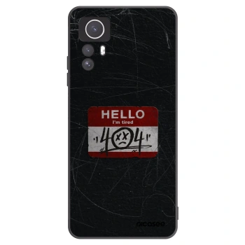 Picasee crna silikonska maskica za Xiaomi Redmi Note 12S - HELLO 404