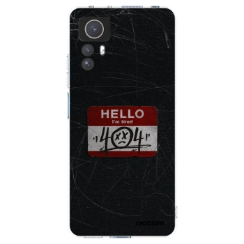 Picasee silikonska prozirna maskica za Xiaomi Redmi Note 12S - HELLO 404