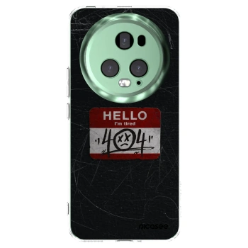Picasee silikonska prozirna maskica za Honor Magic5 Pro - HELLO 404