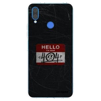 Picasee silikonska prozirna maskica za Huawei Nova 3 - HELLO 404