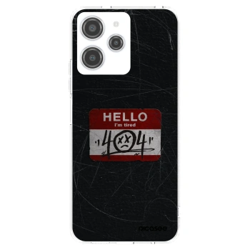 Picasee silikonska prozirna maskica za Xiaomi Redmi 12 4G - HELLO 404