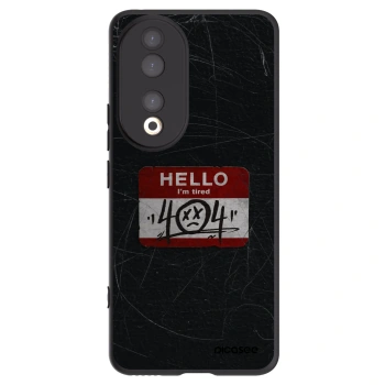 Picasee crna silikonska maskica za Honor 90 5G - HELLO 404