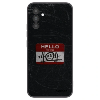 Picasee crna silikonska maskica za Samsung Galaxy A04s A047F - HELLO 404