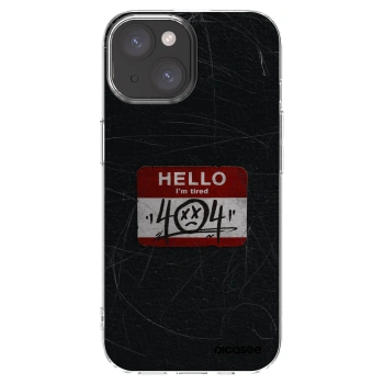 Picasee silikonska prozirna maskica za Apple iPhone 15 - HELLO 404