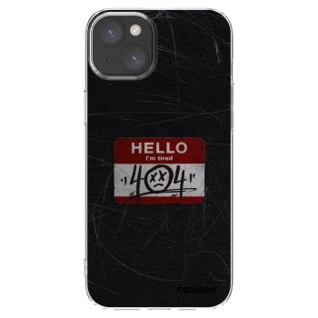 Picasee silikonska prozirna maskica za Apple iPhone 15 Plus - HELLO 404