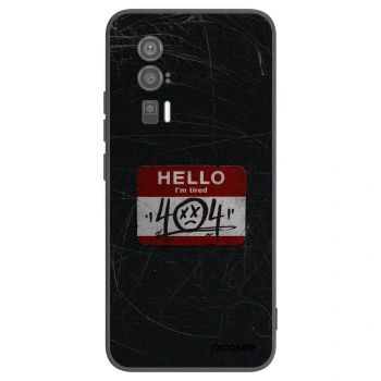 Picasee crna silikonska maskica za Xiaomi Poco F5 Pro 5G - HELLO 404