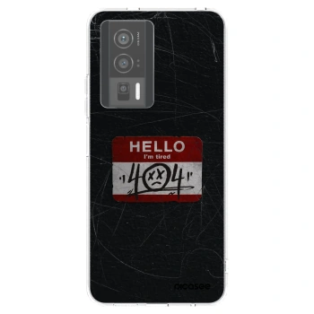 Picasee silikonska prozirna maskica za Xiaomi Poco F5 Pro 5G - HELLO 404