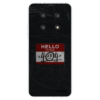 Picasee silikonska prozirna maskica za Honor Magic4 Lite 5G - HELLO 404