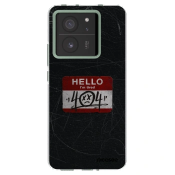 Picasee silikonska prozirna maskica za Xiaomi 13T - HELLO 404