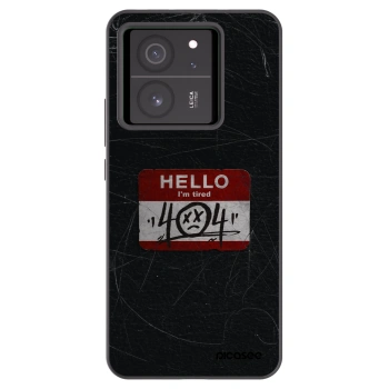Picasee crna silikonska maskica za Xiaomi 13T Pro - HELLO 404