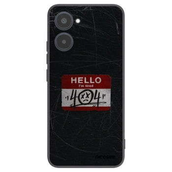 Picasee crna silikonska maskica za Realme 10 4G - HELLO 404