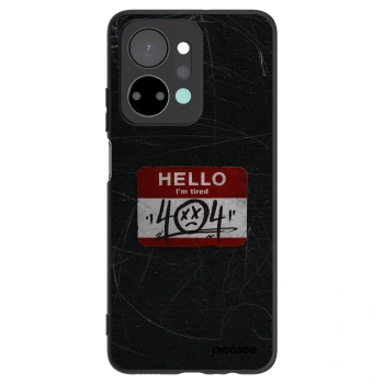 Picasee crna silikonska maskica za Honor X7a - HELLO 404