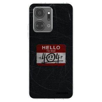 Picasee silikonska prozirna maskica za Honor X7a - HELLO 404