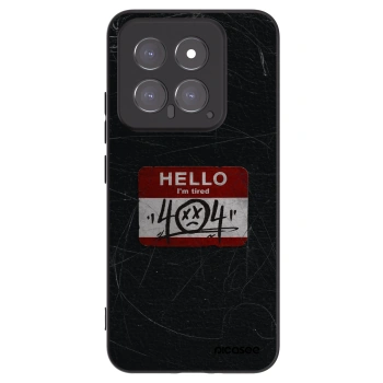 Picasee crna silikonska maskica za Xiaomi 14 - HELLO 404