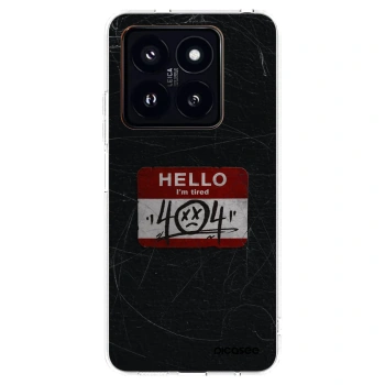Picasee silikonska prozirna maskica za Xiaomi 14 Pro - HELLO 404